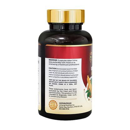 Naturemprire Ginseng 6X Pro - 16 Rare Ginsenosides & Reishi Mushroom Complex, Immune Support Supplement with Maitake Beta-Glucans, Herbal Energy Booster, 60 Vegetarian Capsules