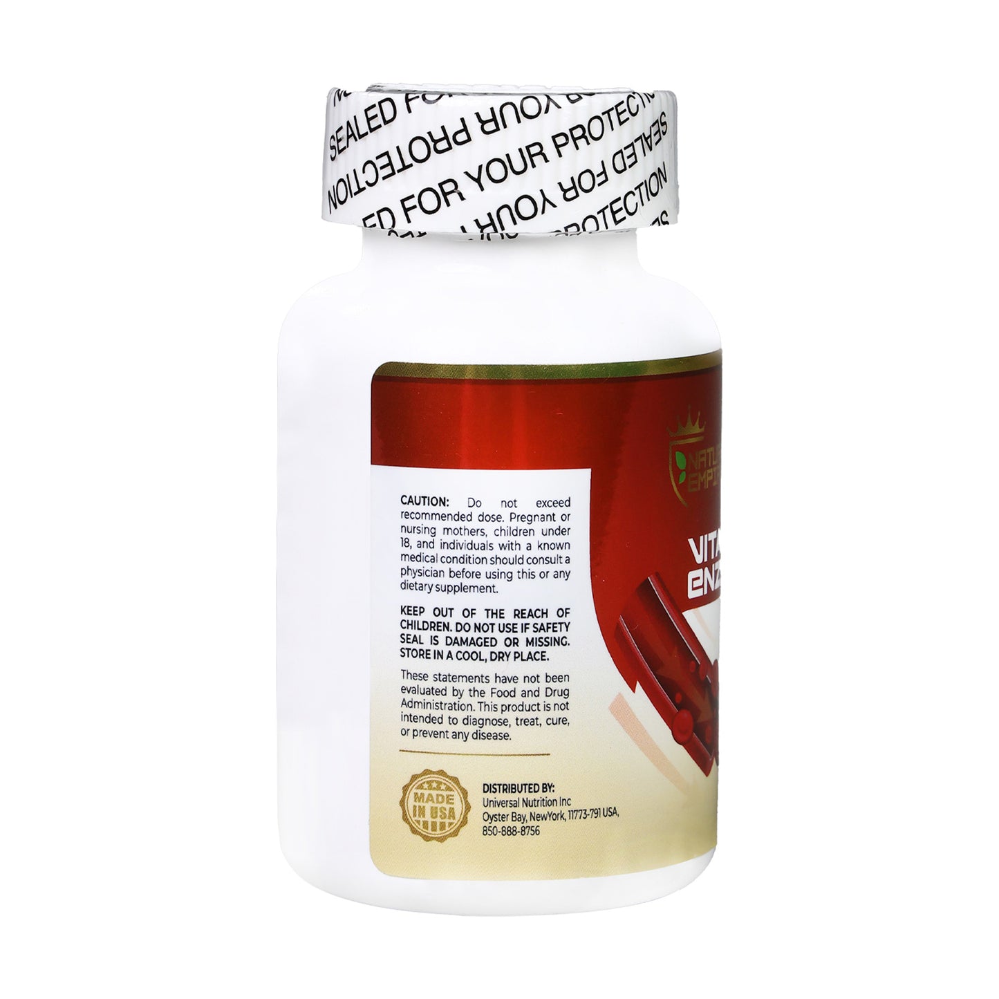 Naturemprire Vital Flow Enzyme - Circulatory Support Supplement with Nattokinase & Omega-3, Vascular Health Formula for Blood Flow & Endothelial Function, 60 Vegan Capsules